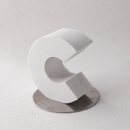 "C" tiny magnetic letter