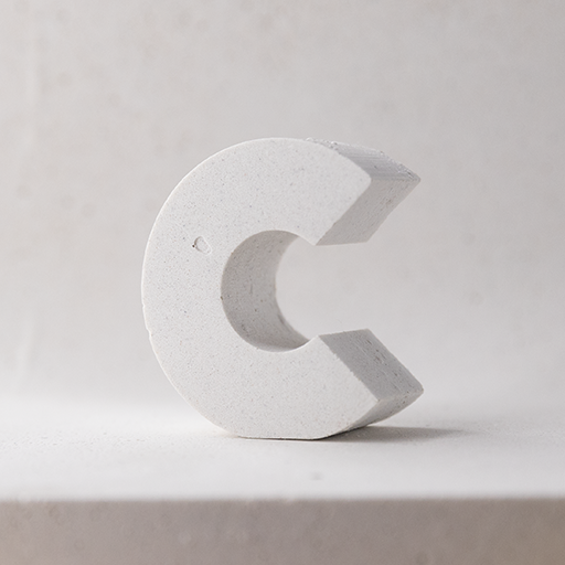 "C" tiny magnetic letter