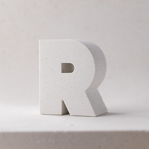 "R" tiny magnetic letter